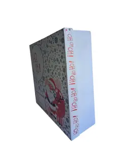 Caja torta navidad ho ho santa Grande