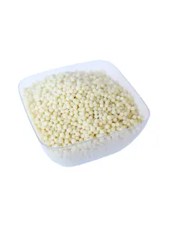 Perlas blancas pequeñas