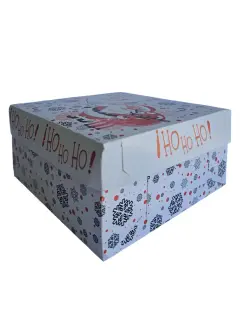 Caja dulce 4 navidad ho ho santa