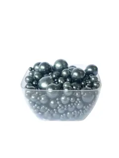 Perlas negros metalizado variado