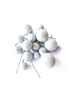 esferas escarchadas paquetes