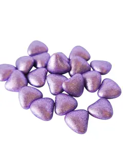 Corazón morado Chocolate tipo dandy