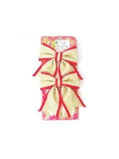 Adornos de lazo de navidad