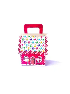 caja casita pequeña de navidad