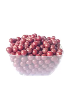 Perlas marron oscuro