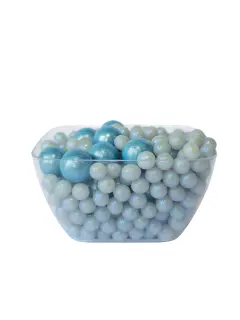 Perlas azules metalizado