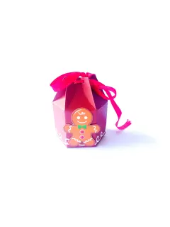 caja saquito navidad