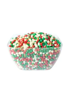 Perlas colores navideños