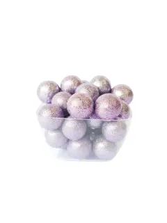 Esfera morado de Maní con chocolates