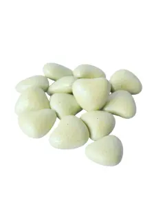 Corazón blanco Chocolate tipo dandy