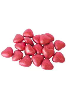 Corazón rojo Chocolate tipo dandy
