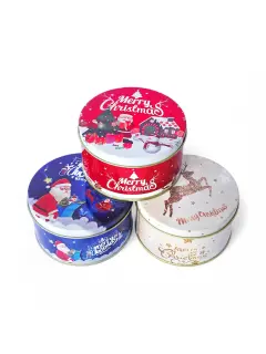 Lata pequeña de navidad