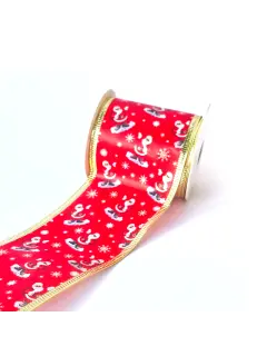 Cinta estampada de santa