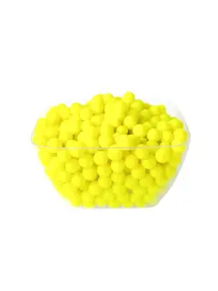 Perlas verdes fluorescentes