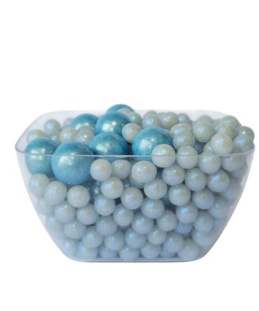 Perlas azules metalizado