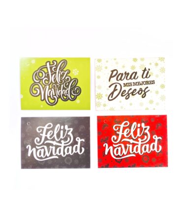tarjeta de navidad cuadrada