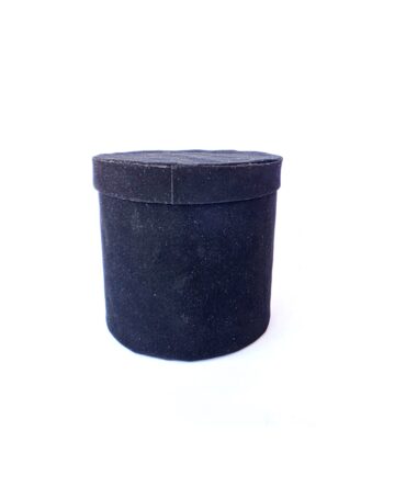 Caja gamuza redonda