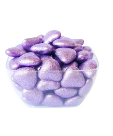 Corazón morado Chocolate tipo dandy