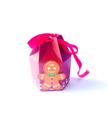 caja saquito navidad