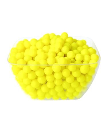 Perlas verdes fluorescentes