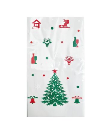 Bolsa de celofán transparente navidad 250 Gr