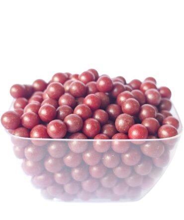 Perlas marron oscuro