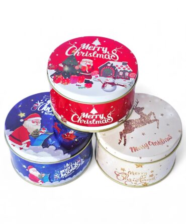 Lata pequeña de navidad