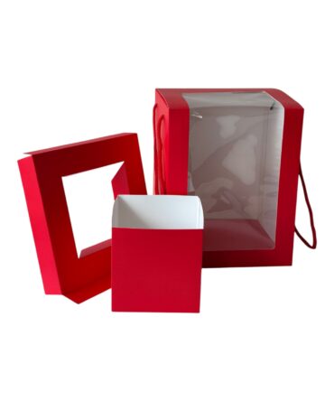 CAJA CARTÓN C/VISOR