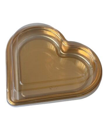 TORTERA CORAZÓN BASE DORADO
