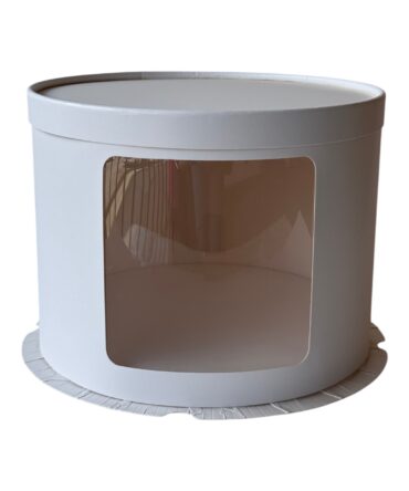CAJA REDONDO C/VISOR BL/DRD