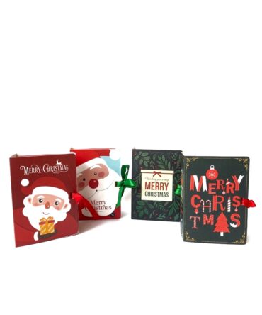 Caja Tipo Libro de Navidad
