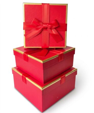 Set 3pzas de Cajas de Cartón